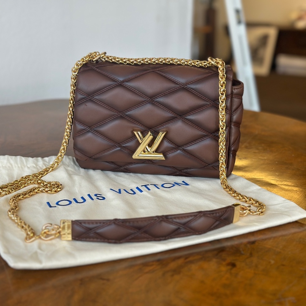 Gorgeous LV chocolate brown crossbody bag